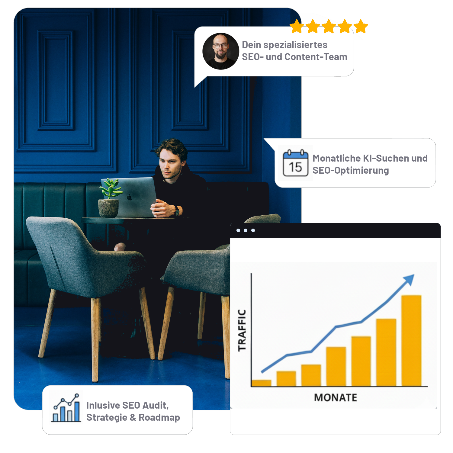 1ClickNinja ist deine SEO und KI-Suche Agentur